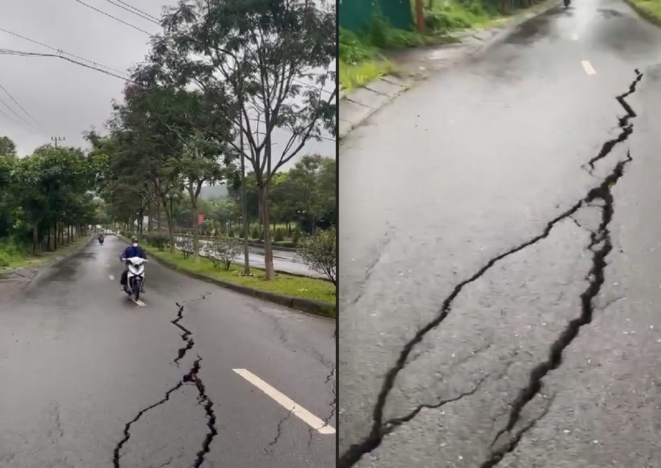 Dân sinh - Đắk Nông: Xuất hiện thêm một số vị trí đất nứt gãy, có nguy cơ sạt lở (Hình 2).