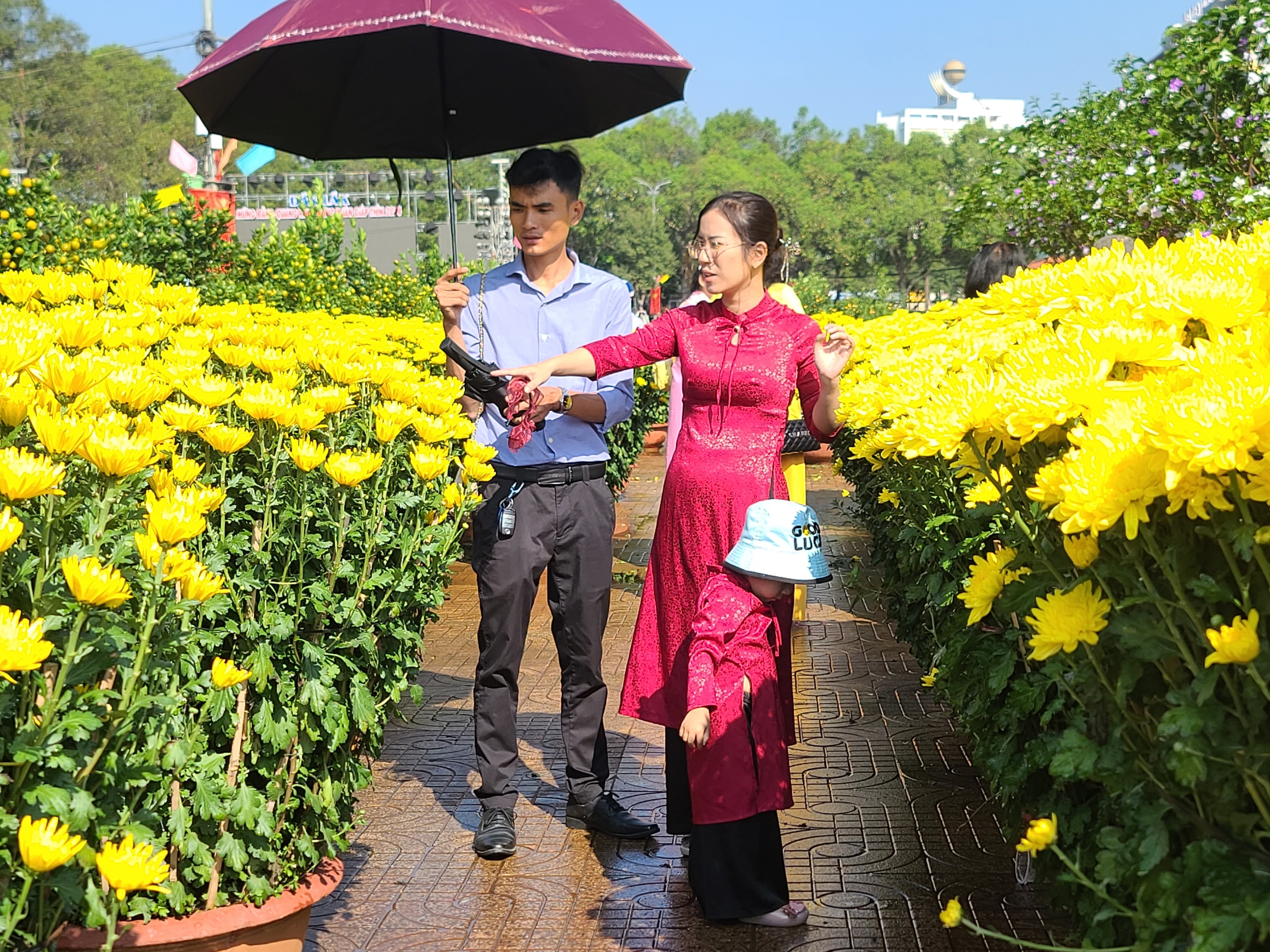 Dân sinh - Người dân xúng xính xuống phố Buôn Ma Thuột check-in đón Tết (Hình 5).