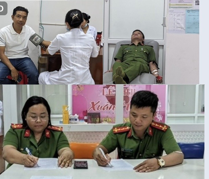 Dân sinh - Đắk Nông: 3 chiến sĩ công an hiến máu cứu các bệnh nhân nhi 