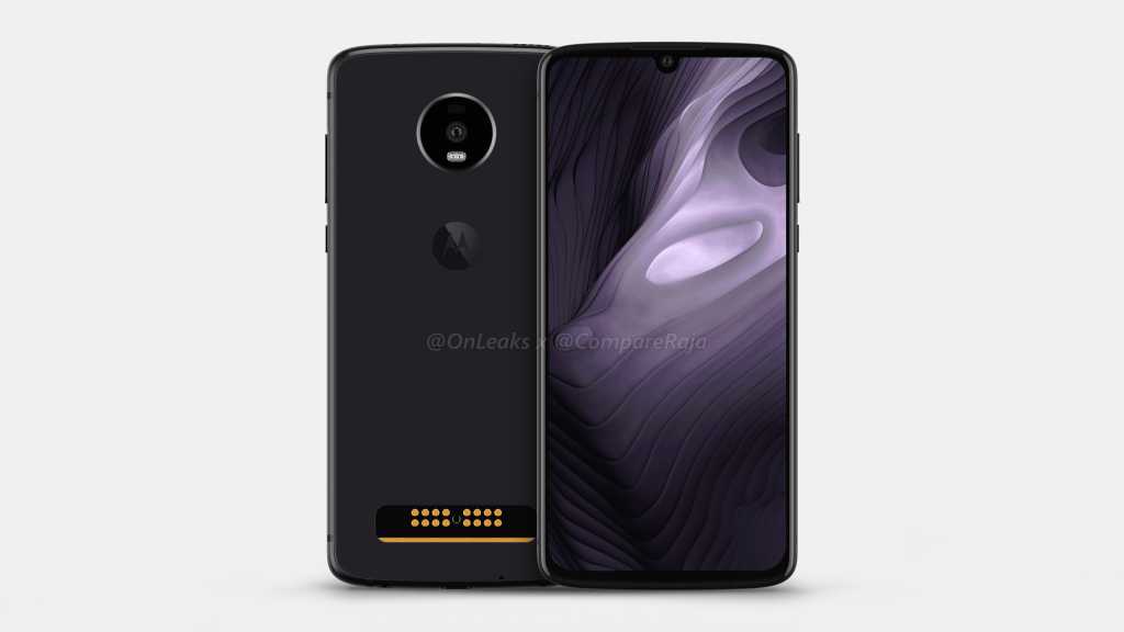 Sản phẩm - Lộ hình ảnh Moto Z4 Play độc đáo với màn hình giọt nước