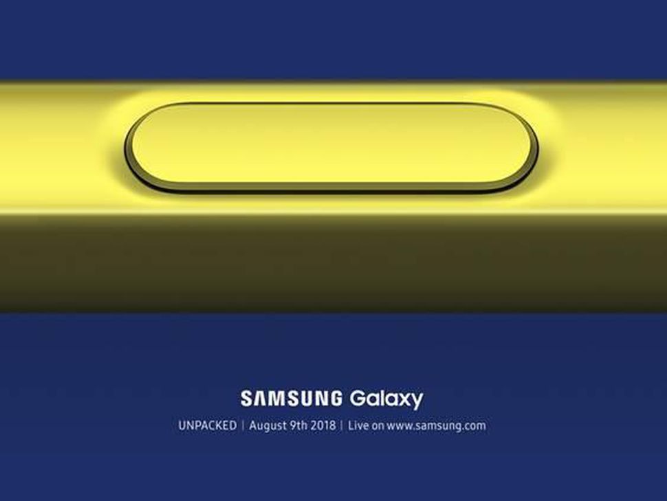 Samsung gửi thư mời độc đáo, hẹn ra mắt Galaxy Note 9 vào ngày 9/8