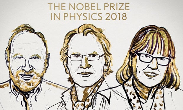 Tiêu điểm - Nobel Vật Lý 2018 vinh danh 3 nhà khoa học vật lý laser