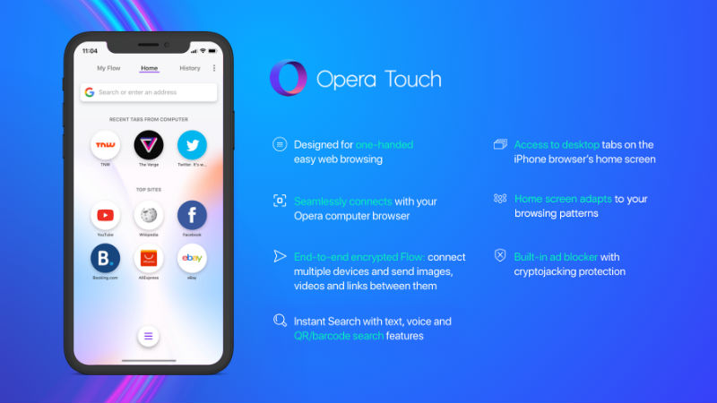 Cuộc sống số - Opera Touch tham vọng 'lật đổ' trình duyệt Safari trên iPhone