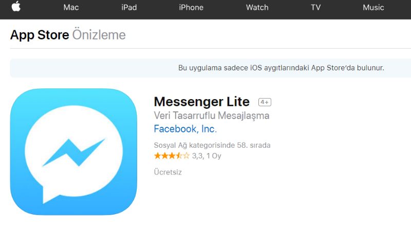 Cuộc sống số - Facebook Messenger Lite 'siêu nhẹ' ra mắt trên nền tảng iOS