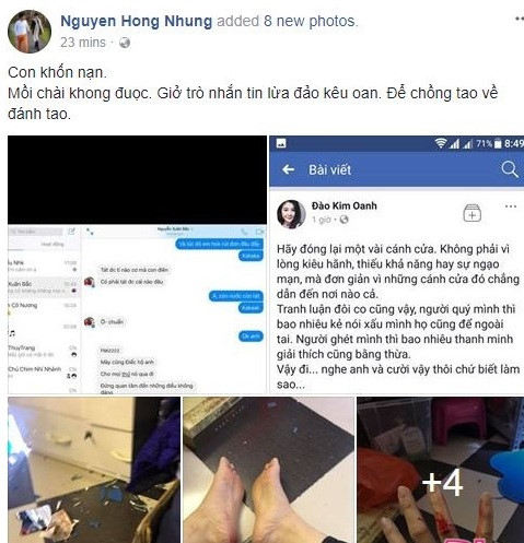 Xi nhan Trái Phải - Diễn viên Kim Oanh, vợ Xuân Bắc khẩu chiến: 2 đàn bà và “con vịt” facebook