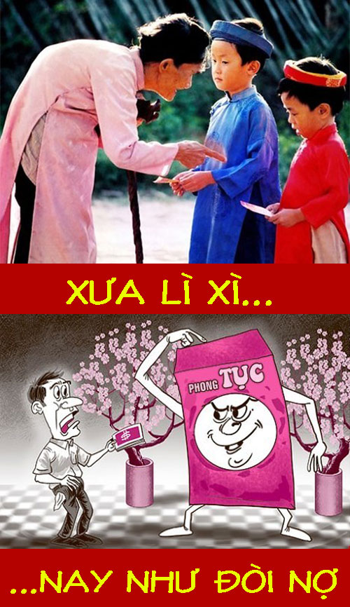 Xi nhan Trái Phải - Lì xì - Từ góc độ của một người nhận