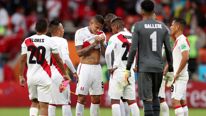 Các cầu thủ Peru phải dừng bước sau vòng bảng World Cup 2018.