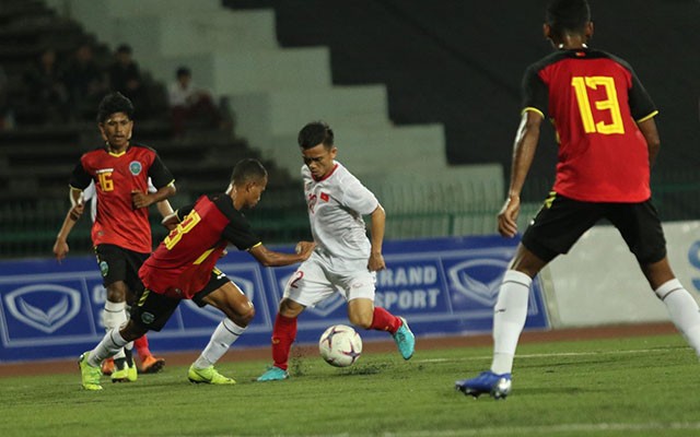 Thể thao -  Giành chiến thắng 4 - 0 trước Đông Timor, U22 Việt Nam giành vé vào bán kết