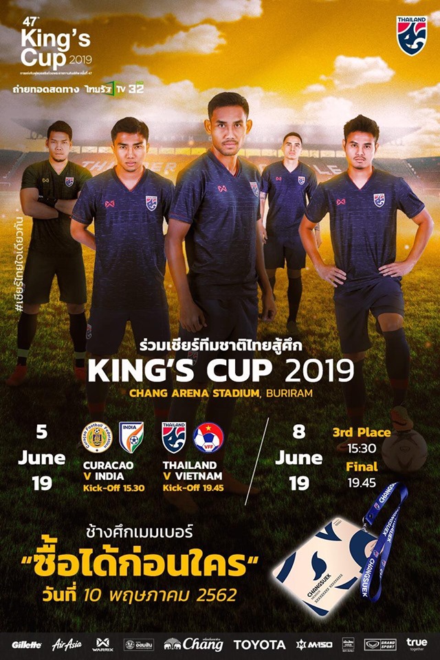 Thể thao - Chính thức: ĐTQG Việt Nam -  ĐTQG Thái Lan đại chiến tại King's Cup 2019