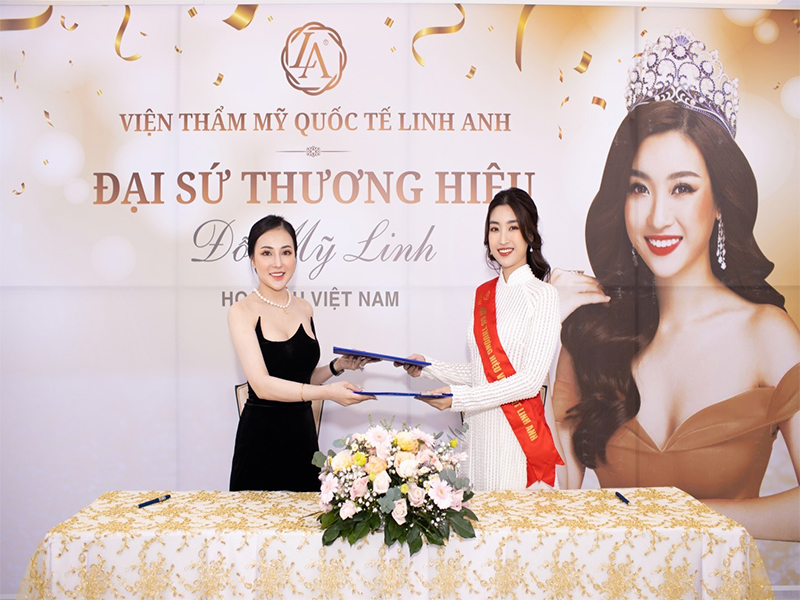 Dân sinh - Hoa hậu Mỹ Linh trở thành đại sứ thương hiệu Thẩm mỹ Quốc tế Linh Anh (Hình 4).