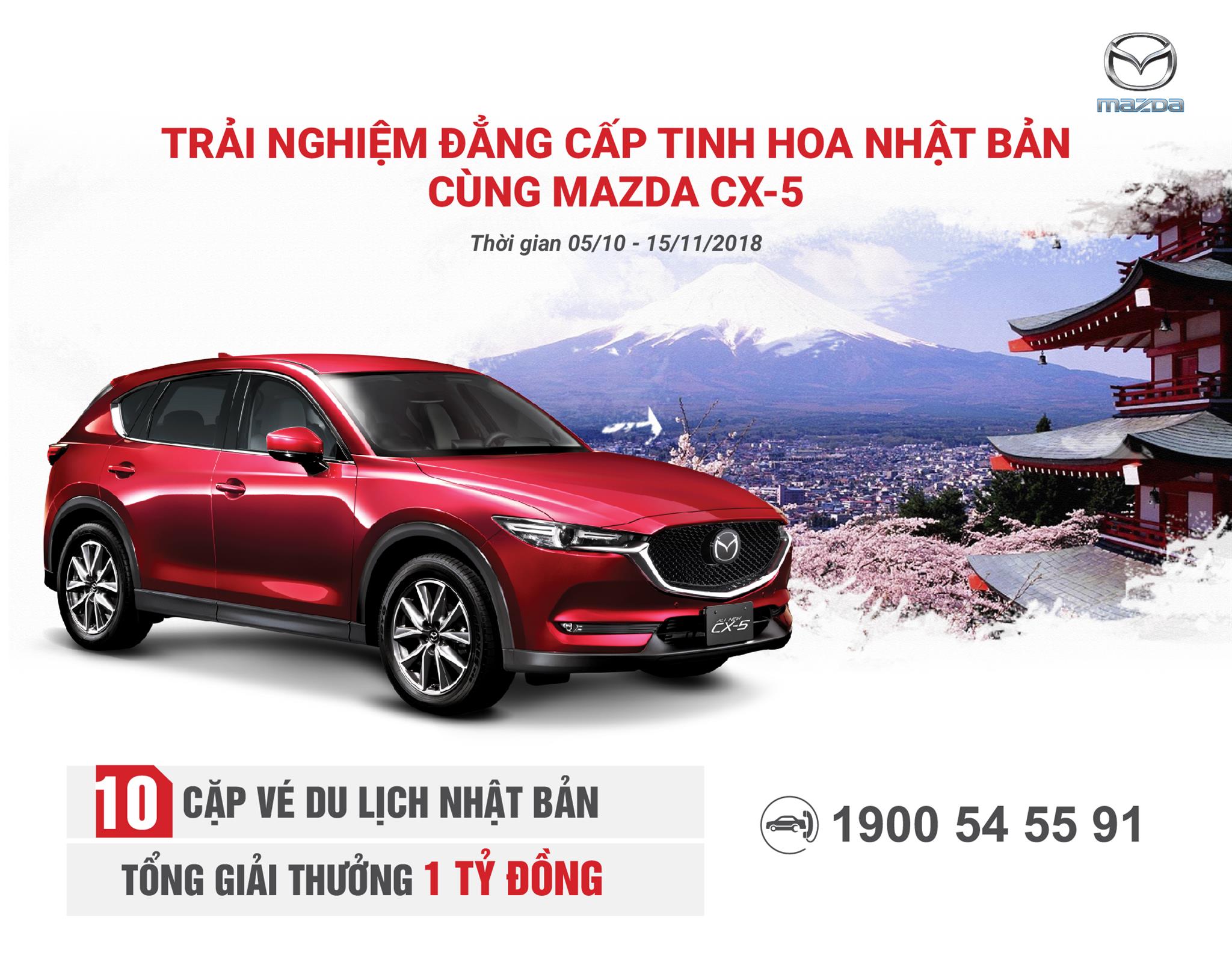 Tiêu dùng & Dư luận - Mua Mazda CX-5 nhận chuyến du lịch Nhật Bản 