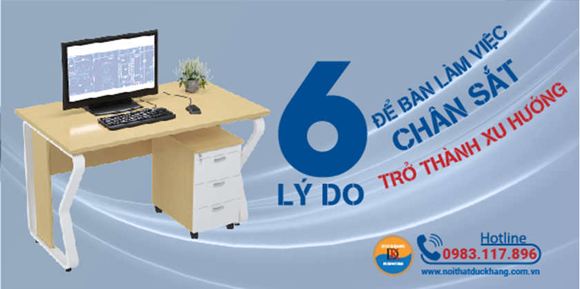 Truyền thông - 6 lý do khiến bàn làm việc chân sắt trở thành xu hướng