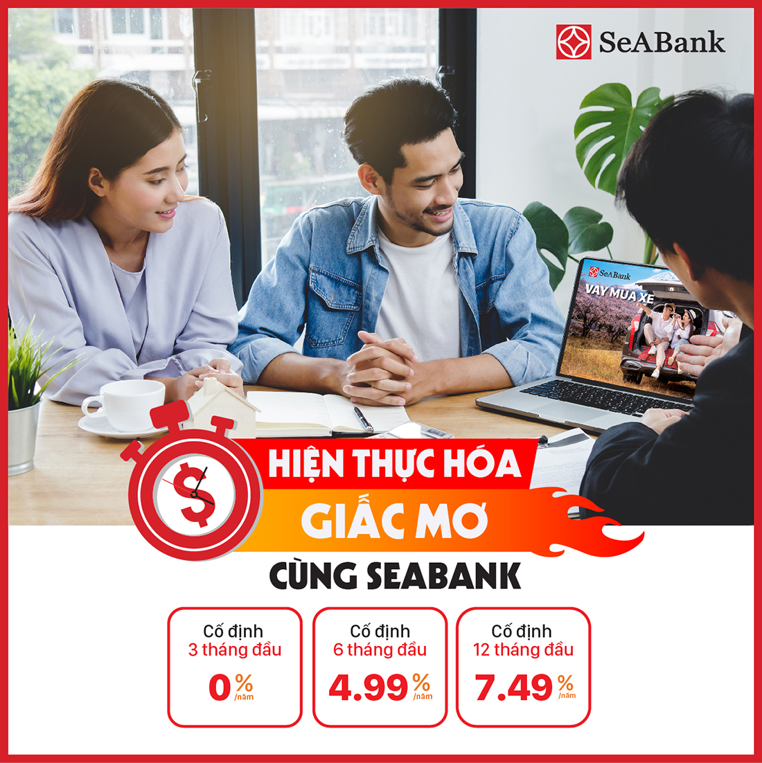 Tài chính - Ngân hàng - SeABank tung lãi suất cho vay ưu đãi chỉ từ 0%/năm