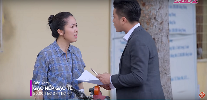 TV Show - Gạo nếp gạo tẻ tập 36: Công xô ngã Hương để đi cùng nhân tình (Hình 5).