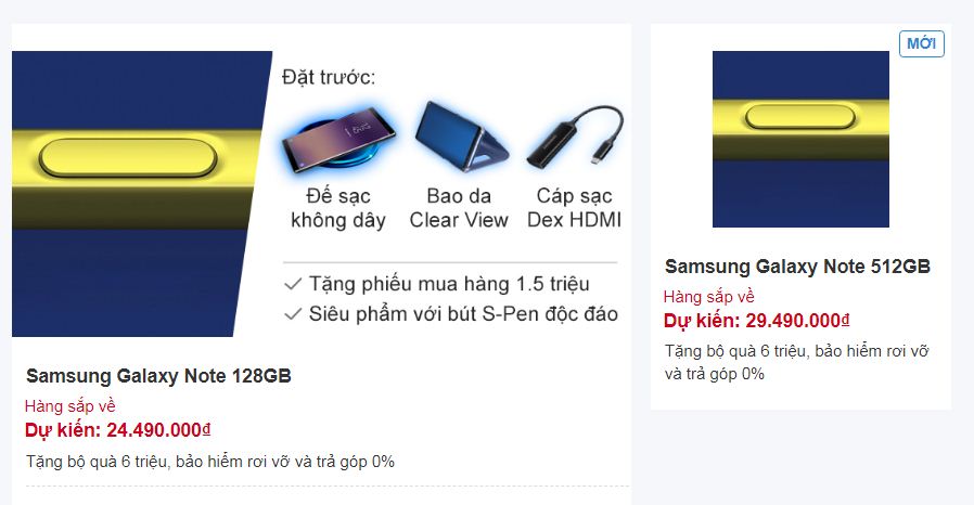 Sản phẩm - Lộ giá bán gây sốc của siêu phẩm Galaxy Note 9 