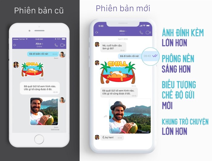 Cuộc sống số - Viber giới thiệu bản cải tiến giao diện: Mượt mà và bắt mắt