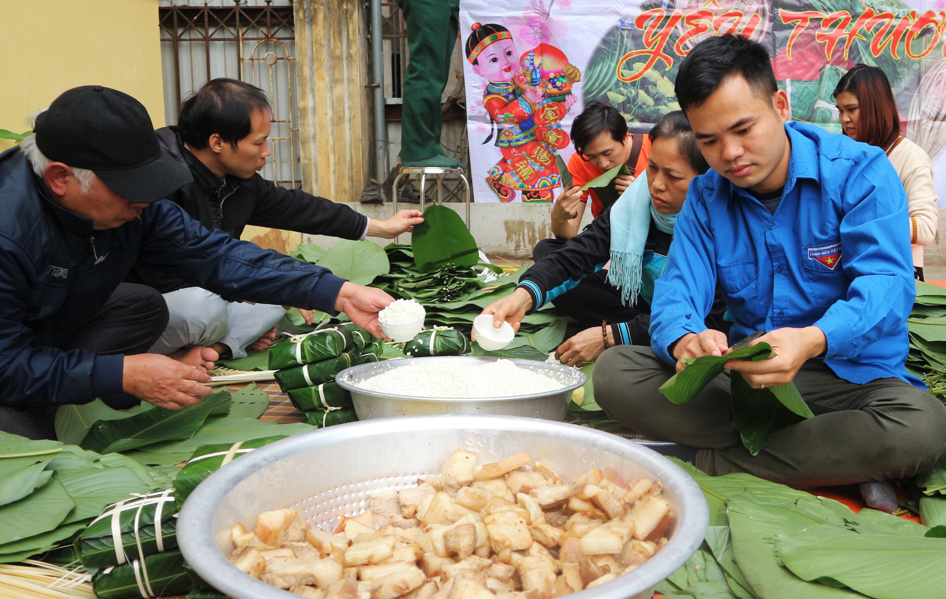 Dân sinh - 'Bánh chưng yêu thương' cho bệnh nhân ung thư đón Tết (Hình 7).