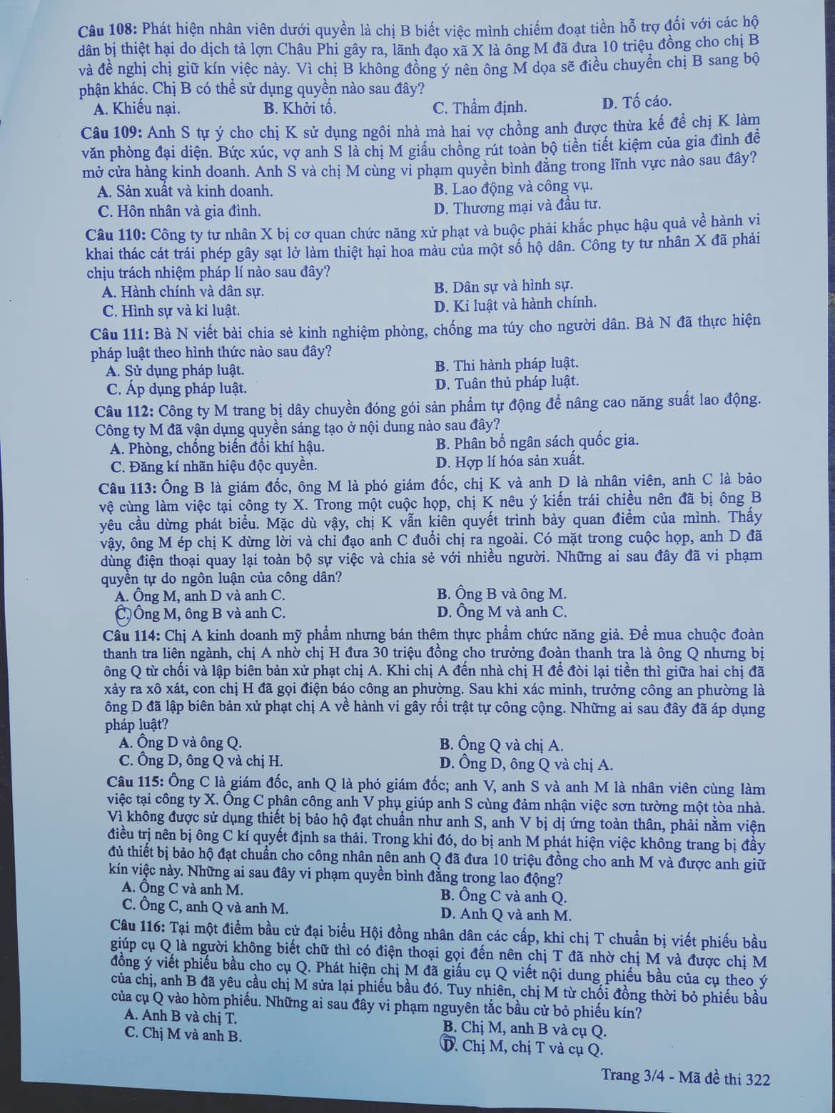 Giáo dục - Dịch tả lợn châu Phi, 'cát tặc' và mỹ phẩm giả vào đề thi Giáo dục công dân THPT Quốc gia 2019 (Hình 4).