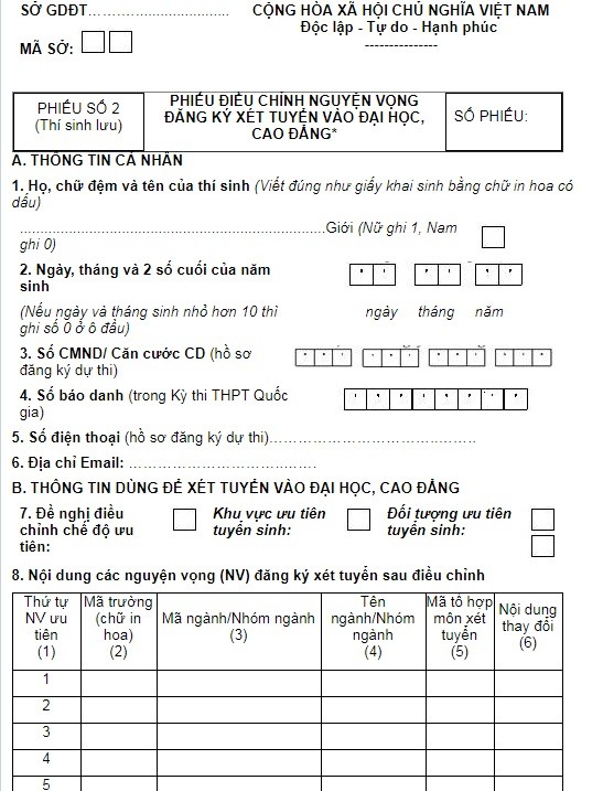 Giáo dục - Có điểm thi THPT Quốc gia 2019, thí sinh điều chỉnh nguyện vọng xét tuyển đại học thế nào? (Hình 8).