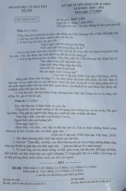 Giáo dục - Đề Ngữ văn vào 10 Hà Nội gây bất ngờ với cả thí sinh và giáo viên, nhưng phổ điểm sẽ cao (Hình 2).
