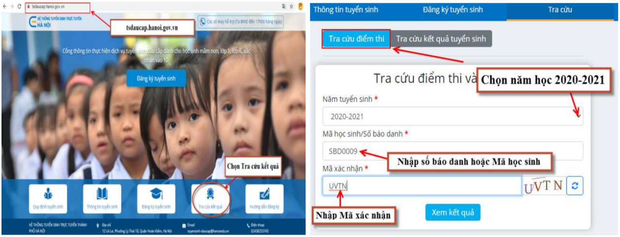 Giáo dục - Hà Nội công bố điểm thi kỳ thi tuyển sinh vào lớp 10 THPT năm học 2020-2021 (Hình 3).