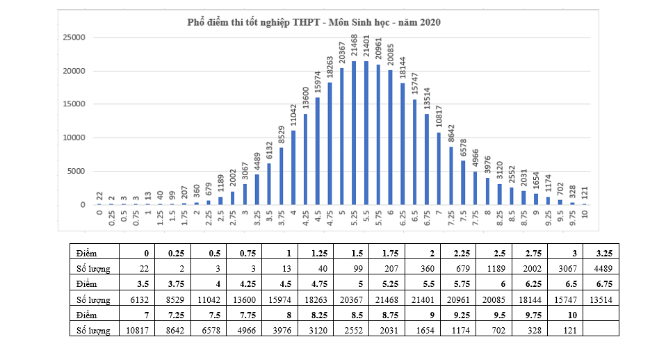 Giáo dục - Điểm thi tốt nghiệp THPT: Ngữ văn có 2 điểm 10, tiếng Anh có 63,13% dưới trung bình (Hình 5).