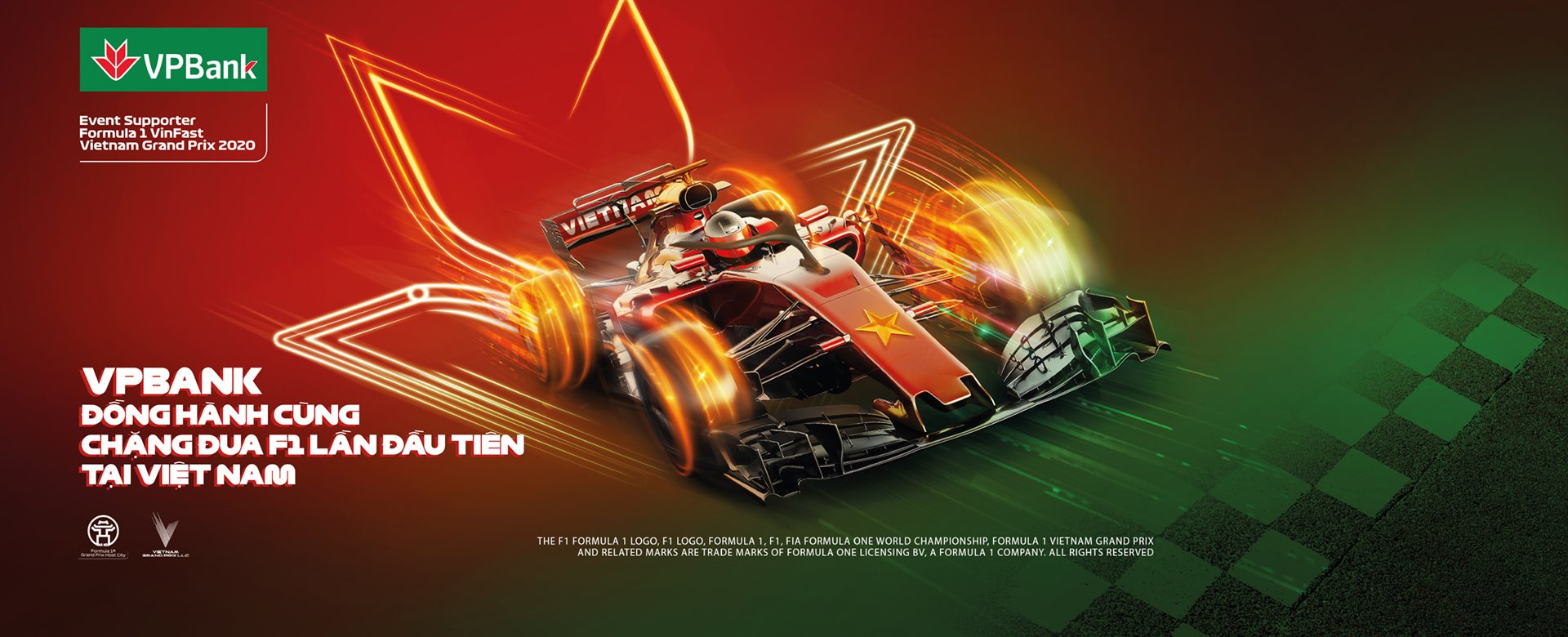 Thương hiệu - VPBank giảm 5% giá và tặng vé miễn phí cho khách hàng tham dự giải đua xe F1 Việt Nam Grand Prix