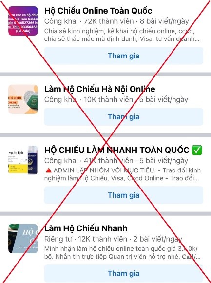 Pháp luật - Cảnh giác với thủ đoạn “cò” làm hộ chiếu nhanh trên mạng