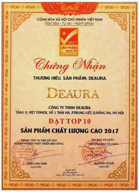 Sức khỏe - Mỹ phẩm Deaura –Top 10 sản phẩm chất lượng cao 2017 (Hình 4).