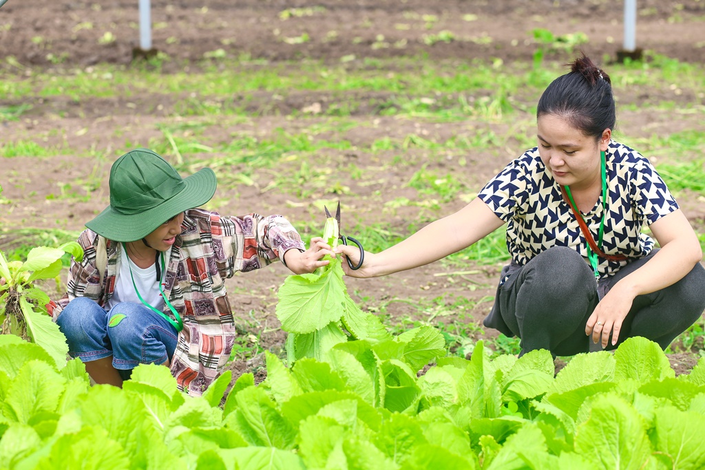 Xem mẹ con Thanh Vân Hugo, siêu mẫu Thuý Hạnh hào hứng “làm nông dân” (Hình 9).