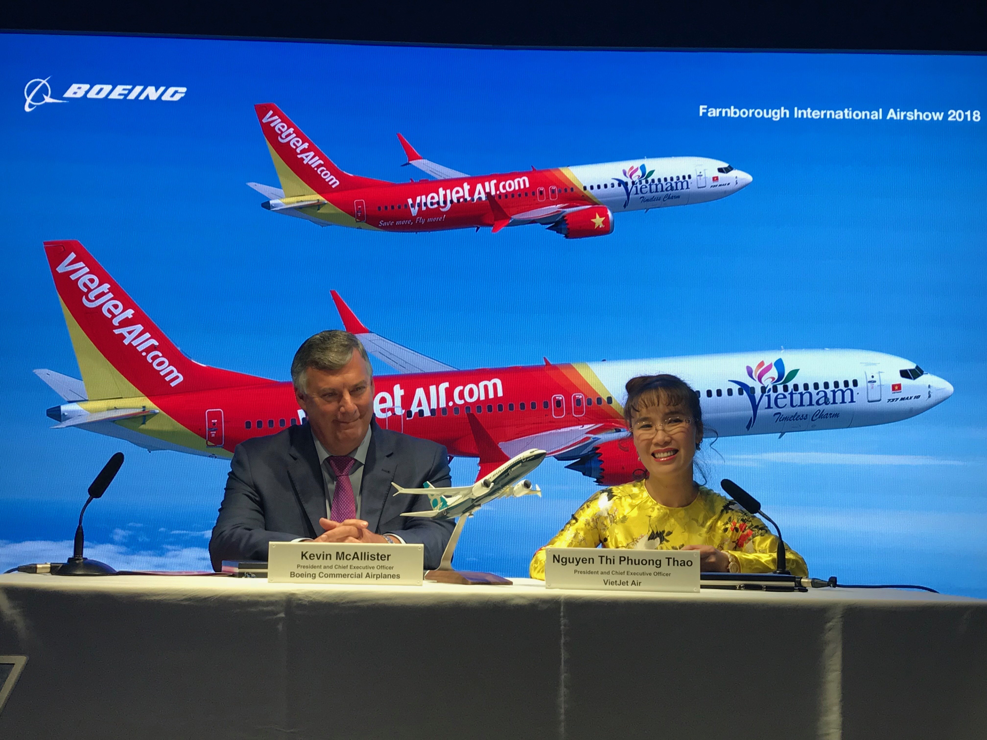 Đầu tư - Vietjet ký kết mua 100 tàu bay với Boeing và 50 tàu bay với Airbus tại Airshow Farnborough 2018 (Hình 4).