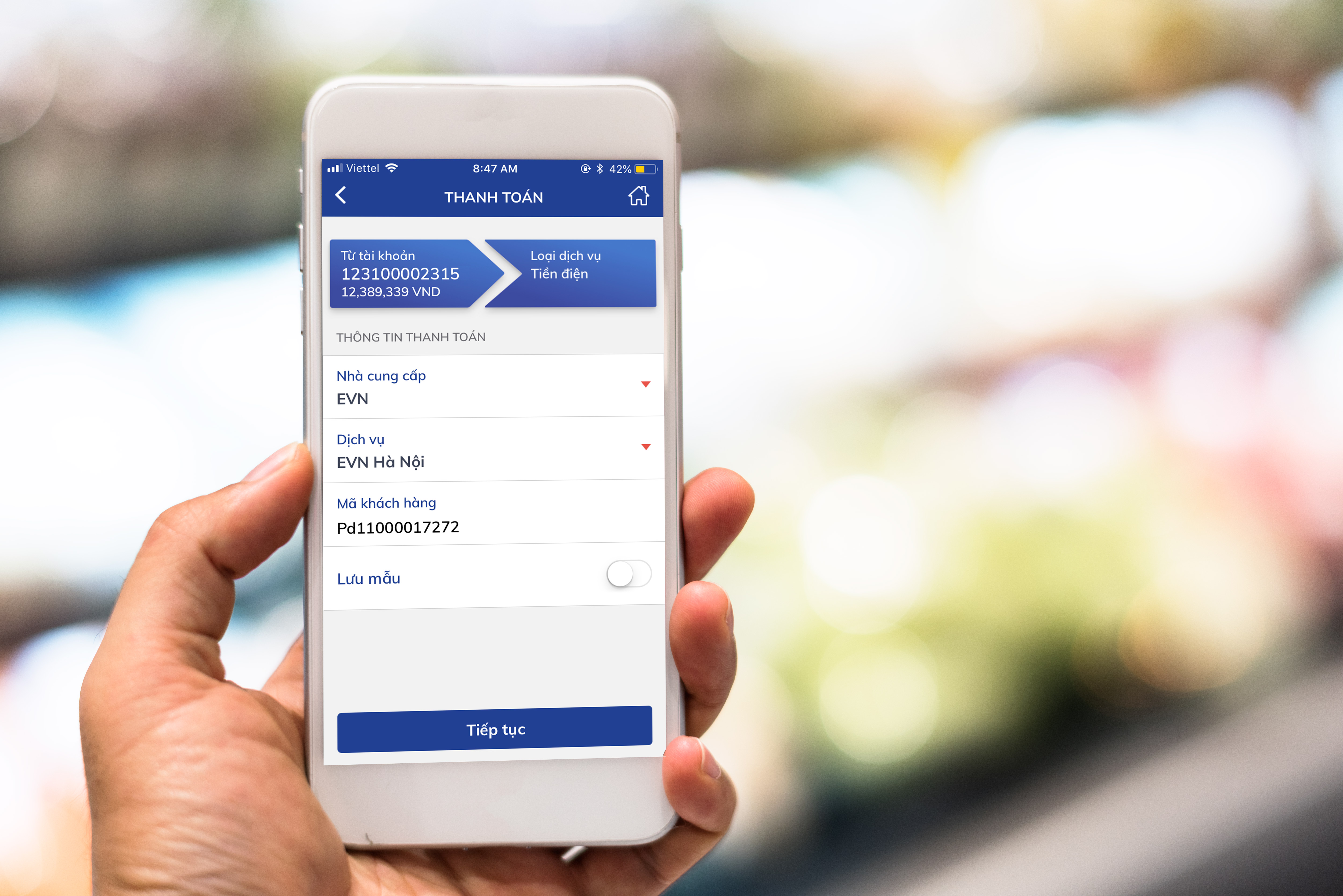 T&agrave;i ch&iacute;nh - Ng&acirc;n h&agrave;ng - Thuận tiện như trả tiền điện tr&ecirc;n BIDV SmartBanking 