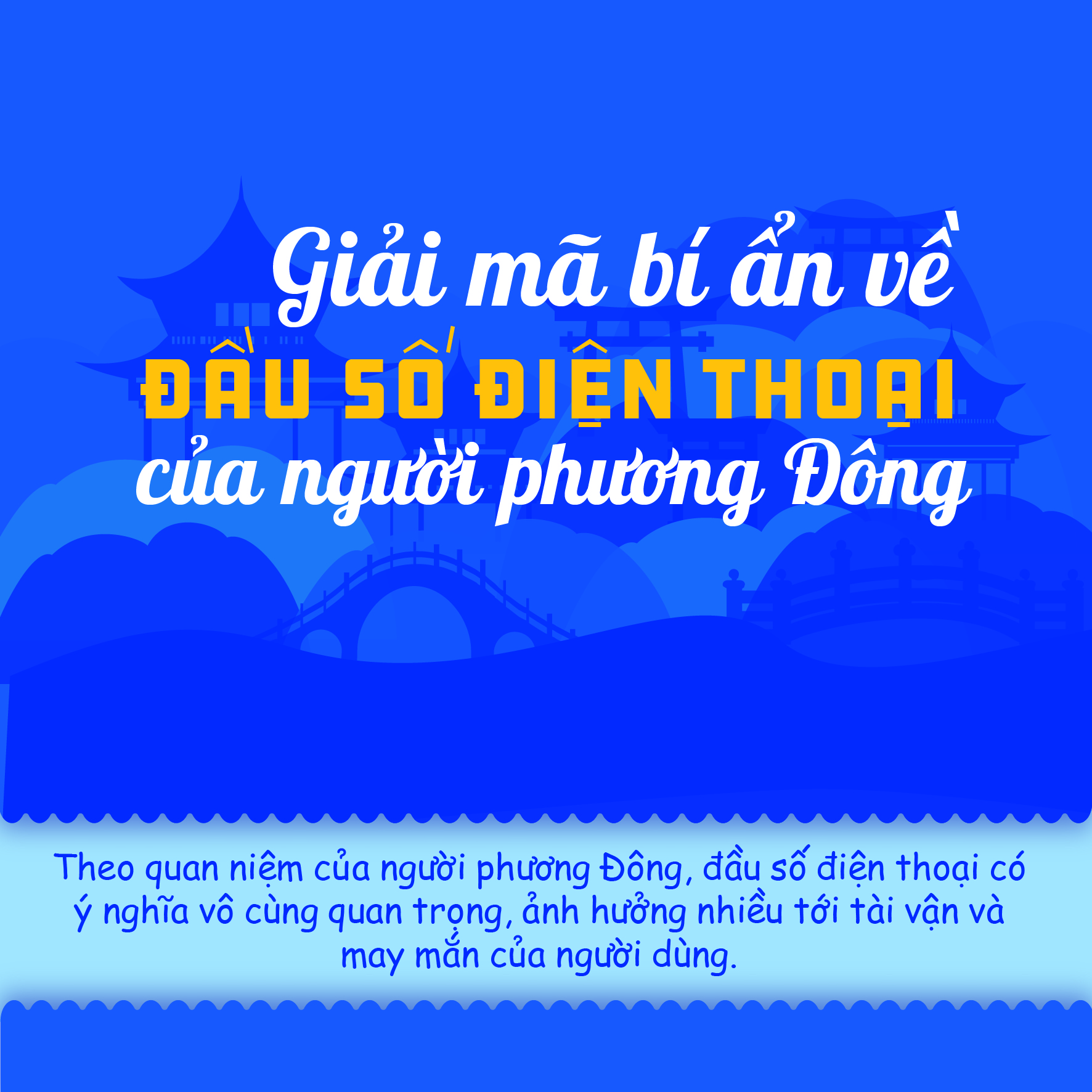 Cuộc sống số - Những điều bất ngờ về ý nghĩa đầu số điện thoại theo quan niệm người phương Đông