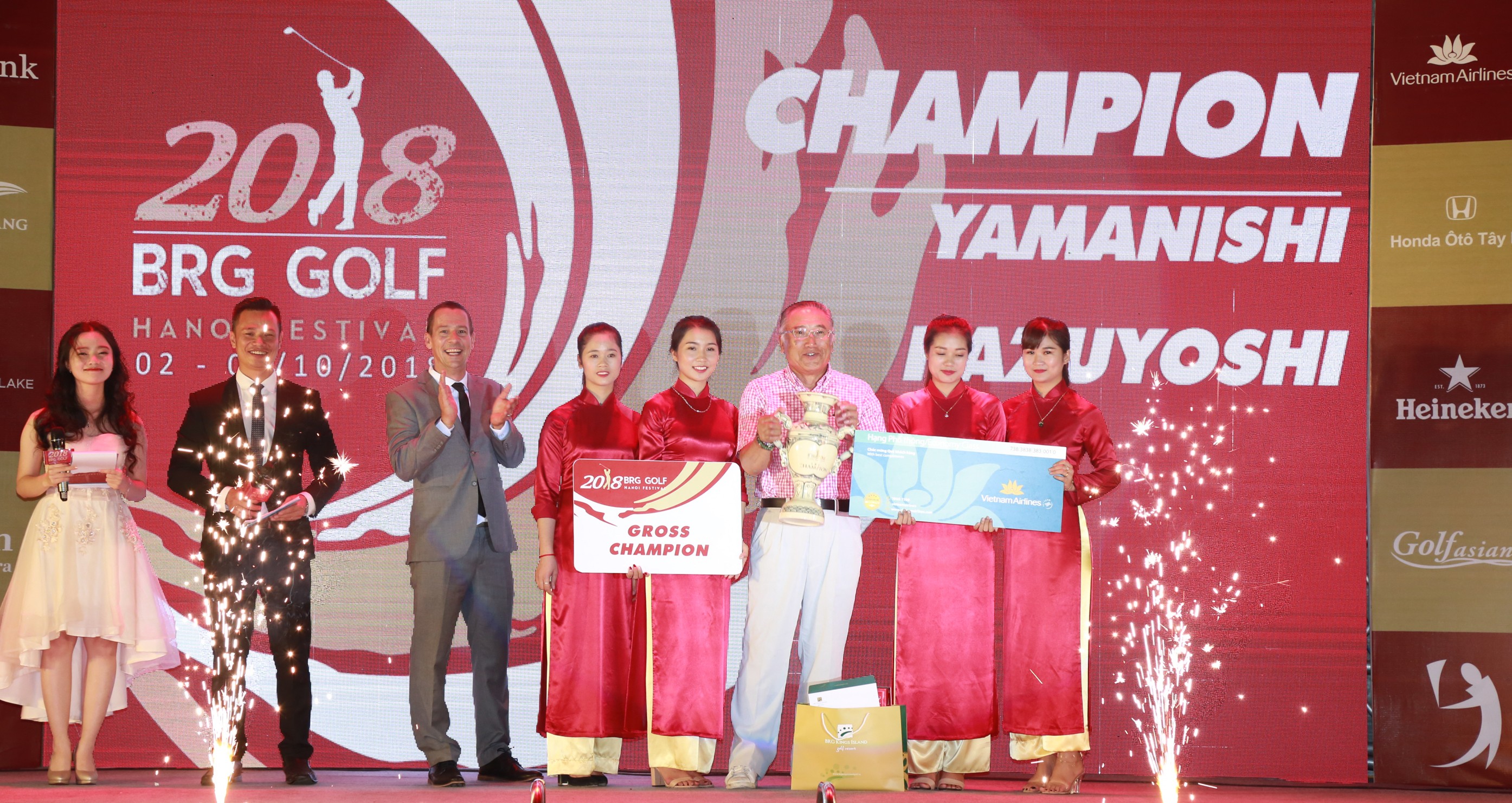 Truyền thông - Bế mạc BRG Golf Hanoi Festival 2018: Du lịch Gôn Việt nam tạo dấu ấn đậm nét với gôn thủ quốc tế