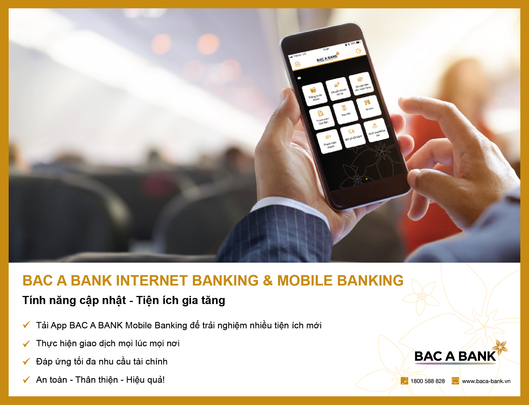 Tài chính - Ngân hàng - 'Cài App liền tay - Nhận ngay quà tặng' với BAC A BANK Mobile Banking 