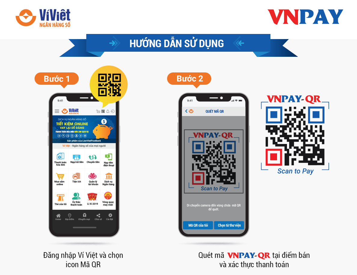 Tài chính - Ngân hàng - Ví Việt: Thanh toán QR – Mua sắm thả ga!