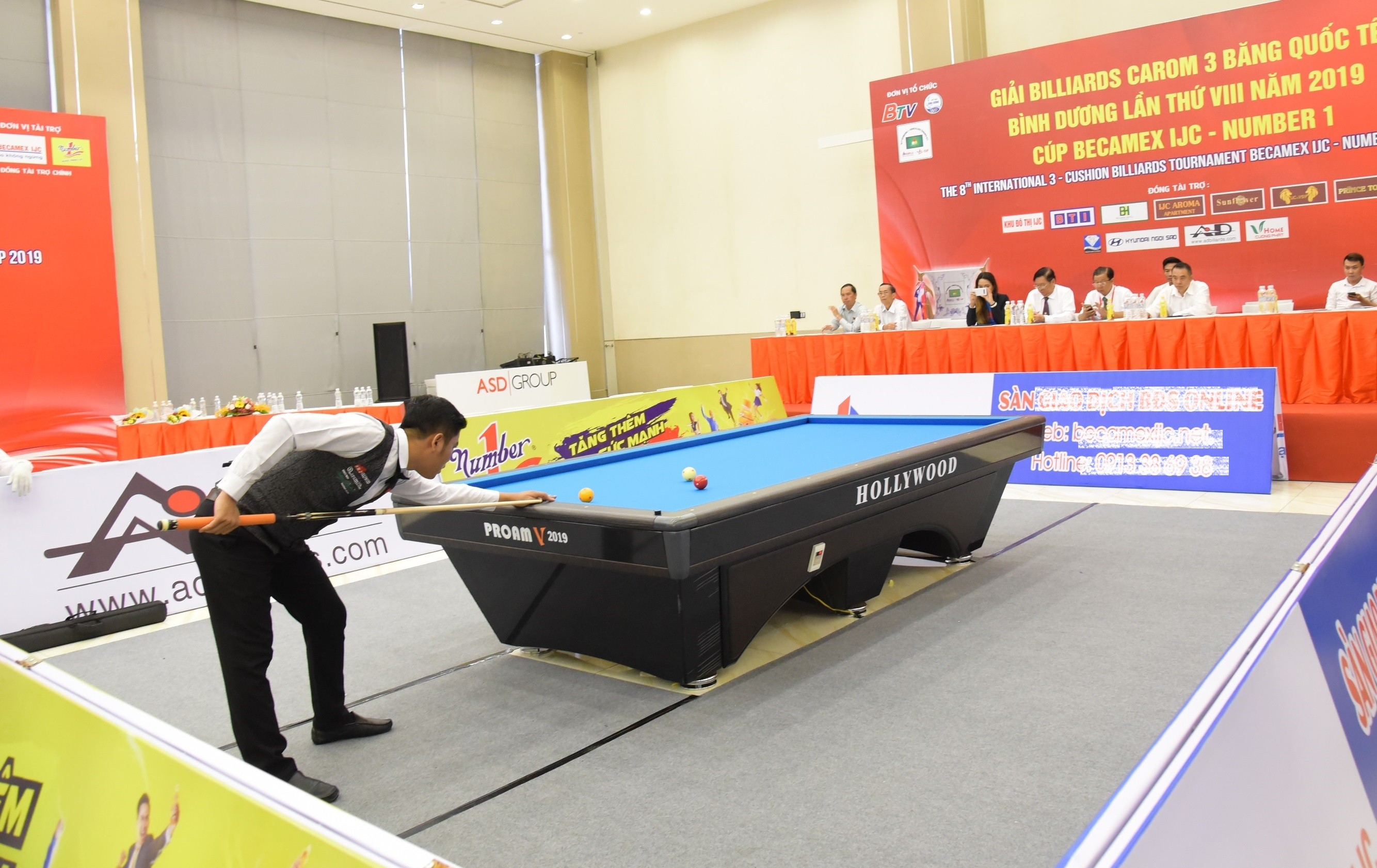 Thể thao - Nước tăng lực Number 1 tiếp tục đồng hành cùng Giải Billiards Carom 3 băng quốc tế Bình Dương