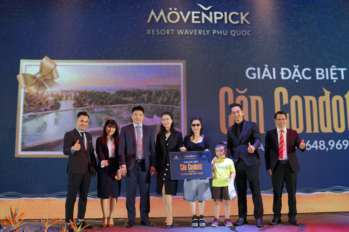 Bất động sản - Lộ diện chủ nhân giải thưởng căn Condotel hơn 3 tỷ đồng tại lễ tri ân Movenpick Resort Waverly Phú Quốc (Hình 3).