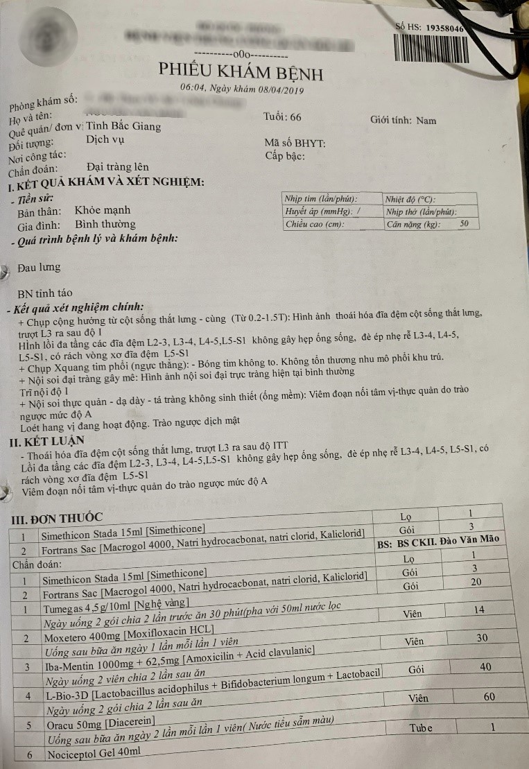 Sức khỏe - Thoát vị đĩa đệm L1, 2, 3, 5, đau đến không ngủ, không đi được, tay vợt cầu lông U70 đã hồi phục được nhờ sản phẩm thảo dược này! (Hình 2).