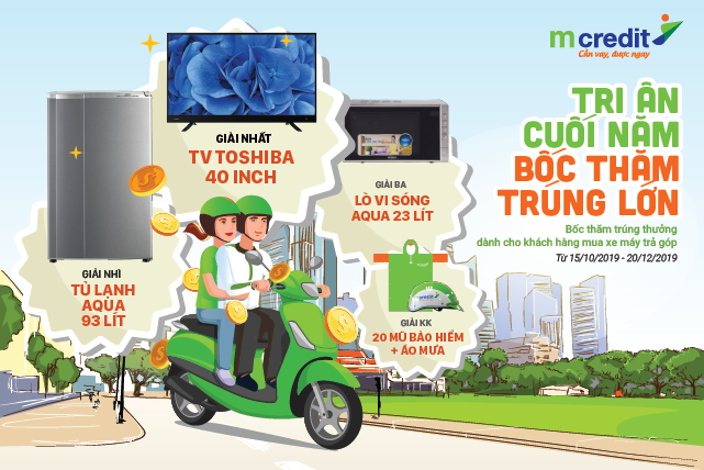 Tiêu dùng & Dư luận - Mcredit tri ân cuối năm – Bốc thăm trúng lớn