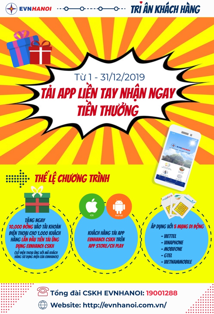 Tiêu dùng & Dư luận - Tri ân khách hàng – Tải App liền tay nhận ngay tiền thưởng