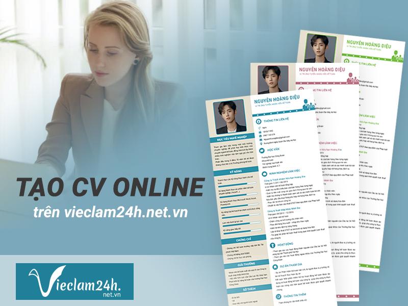 Truyền thông - Cùng Vieclam24h.net.vn trải nghiệm ứng dụng CV chuẩn, “chất” nhất với giá 0 đồng (Hình 2).