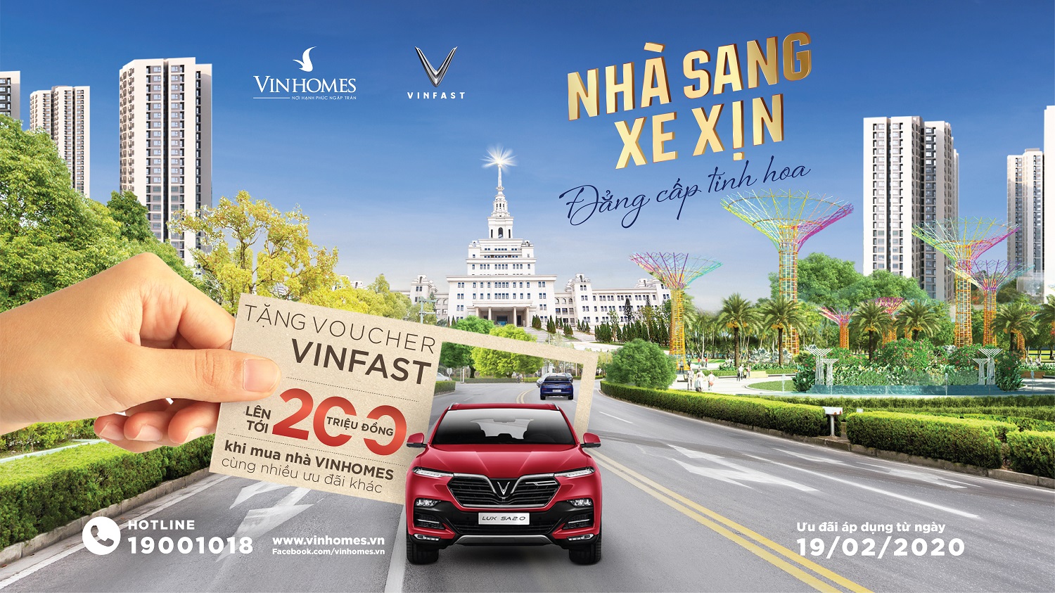 Tiêu dùng & Dư luận - Mua nhà Vinhomes tặng voucher mua xe VinFast lên tới 200 triệu