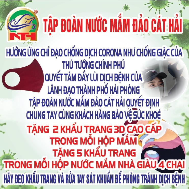 Truyền thông - Chung tay đẩy lùi dịch covid-19_ Doanh nghiệp nước mắm Hải Phòng tặng hàng triệu khẩu trang cho người tiêu dùng (Hình 2).