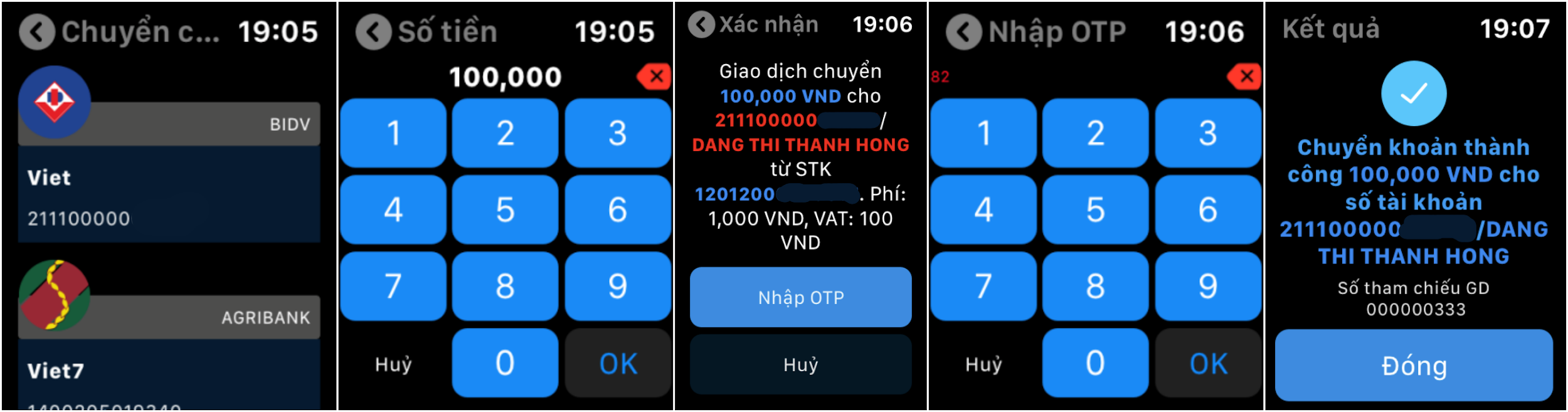 Tiêu dùng & Dư luận - Trải nghiệm ngân hàng của tương lai, ứng dụng BIDV trên Apple Watch (Hình 2).