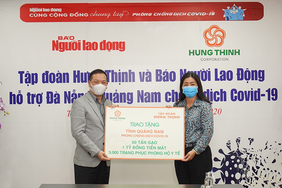 Cần biết - Tập đoàn Hưng Thịnh tiếp sức TP.Đà Nẵng và tỉnh Quảng Nam phòng chống dịch Covid-19 (Hình 2).