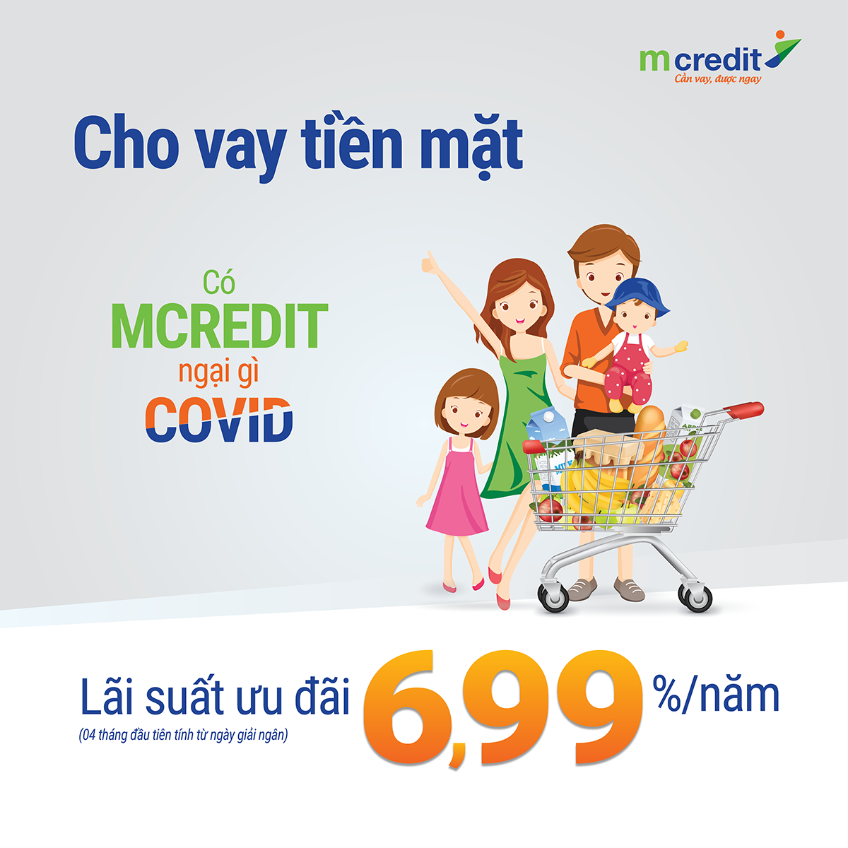 Tài chính - Ngân hàng - Vượt “bão Covid”- Mcredit ưu đãi lãi suất 6,99% cho khách hàng vay tiền mặt