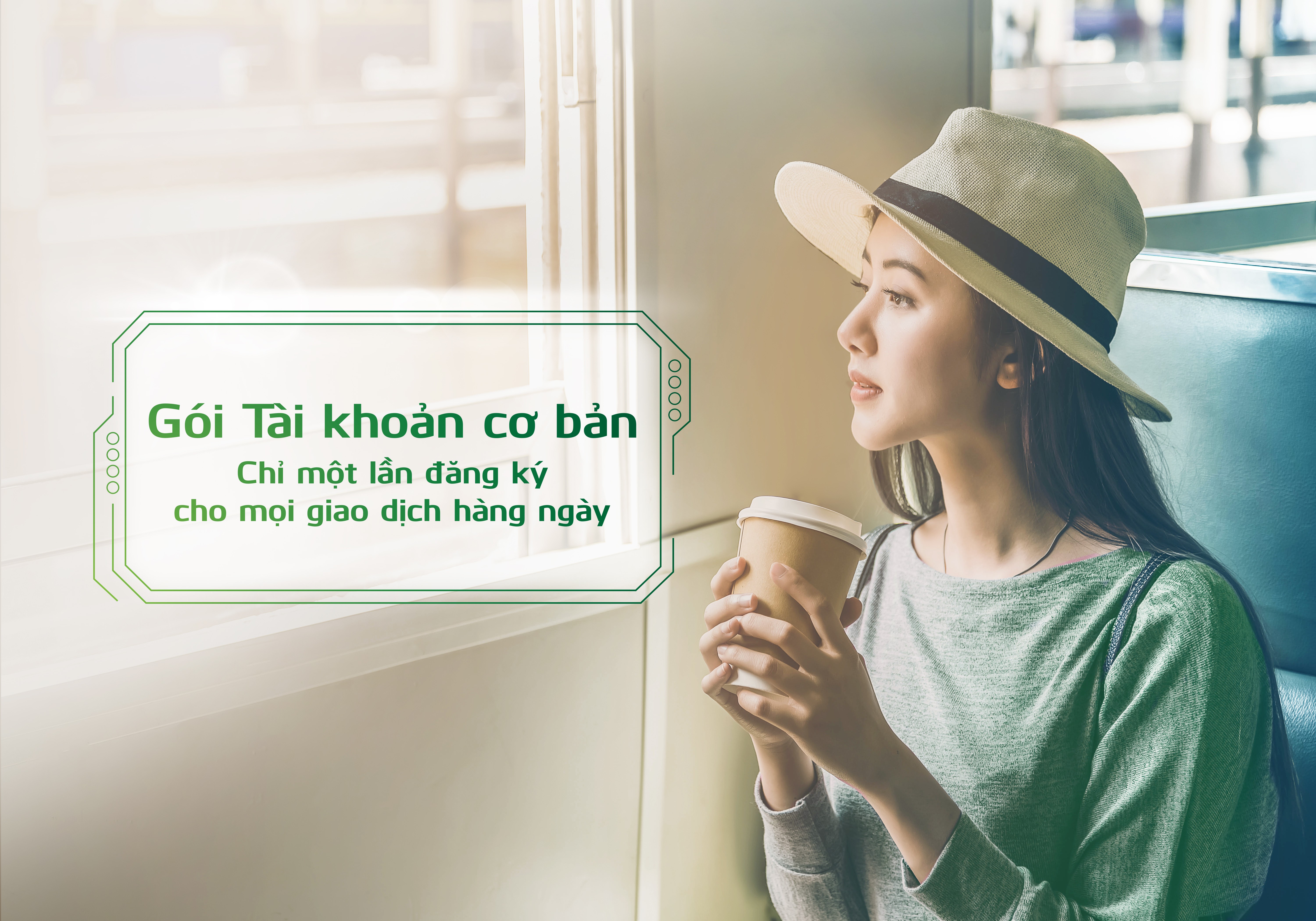 Tài chính - Ngân hàng - Vietcombank ra mắt 02 Gói Tài khoản mới, giúp khách hàng chỉ cần đăng ký một lần cho mọi nhu cầu giao dịch thường ngày (Hình 2).