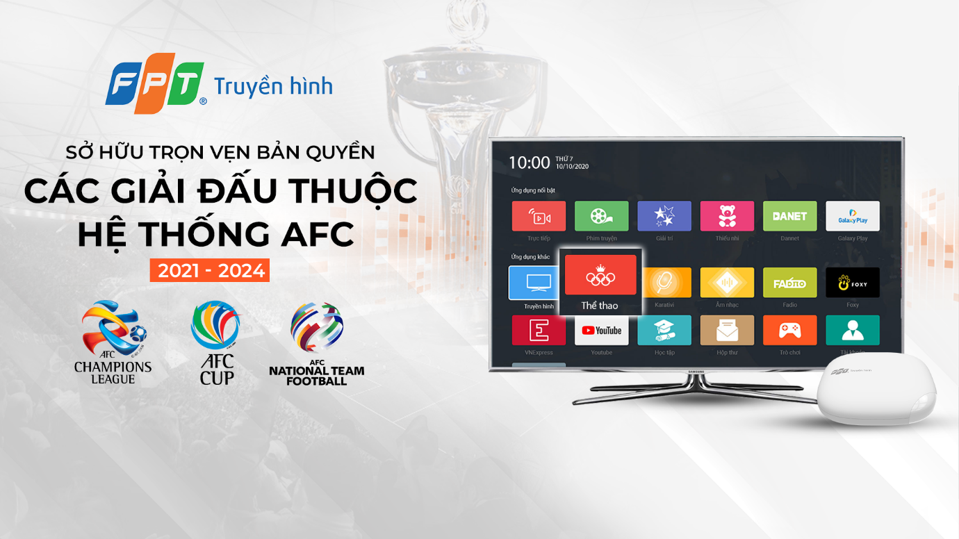 Cần biết - Xem AFC trên hệ thống Truyền hình FPT