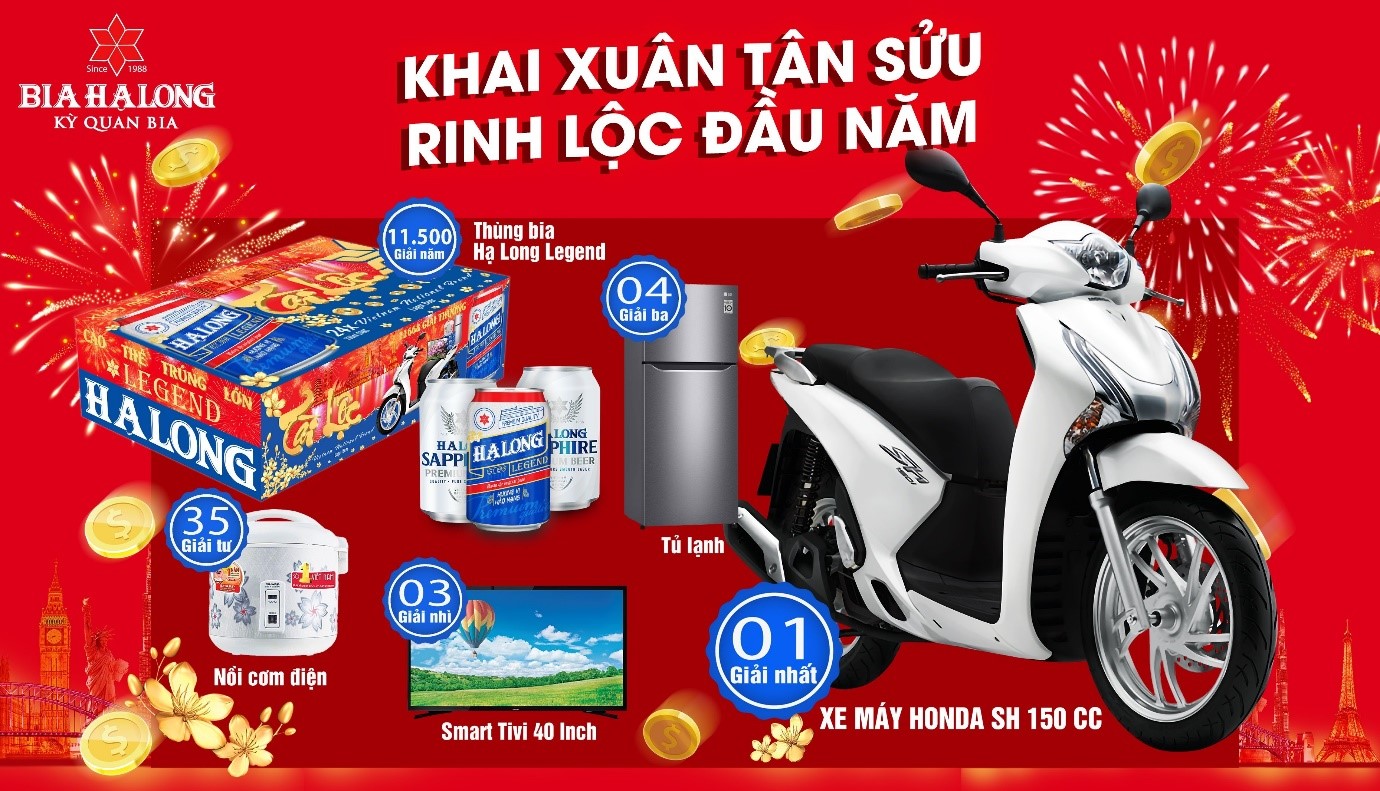 Cần biết - [TẾT 2021] Xuân mới lộc vàng – ngập tràn quà tặng cùng Bia Hạ Long (Hình 3).